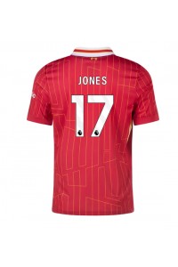 Liverpool Curtis Jones #17 Jalkapallovaatteet Kotipaita 2024-25 Lyhythihainen